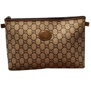 Gucci Monogram Pouch/Clutch